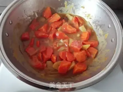 Make Curry carrots step 4