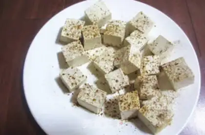Make Five tofu clots step 0