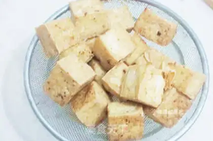Make Five tofu clots step 3