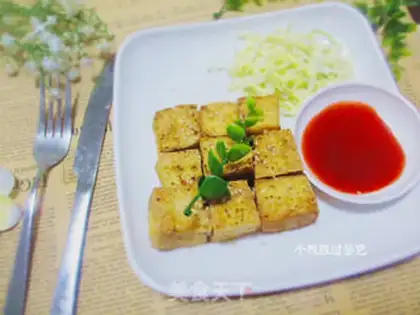 Make Five tofu clots step 4