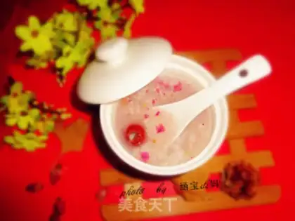 Make The rose porridge step 10