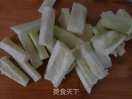 Make Sugar and eggplant step 3