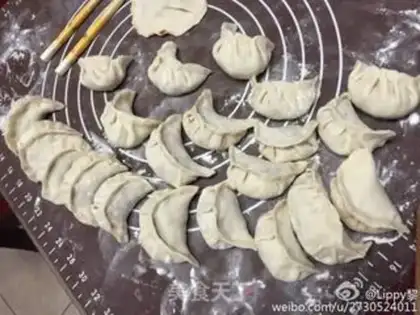 Make Beef mushroom dumplings step 7