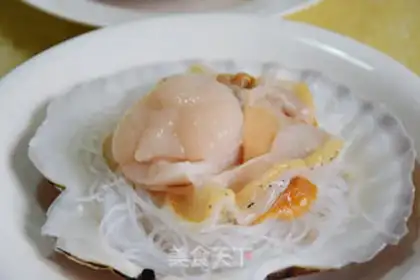 Make Garlic fan steamed shrimp step 8