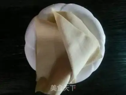 Make Pepper tofu skin step 0