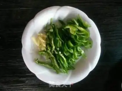 Make Pepper tofu skin step 3