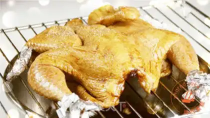 Make Christmas chicken step 8