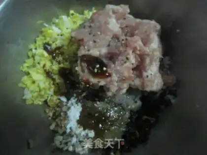 Make Fresh meat dumplings step 3
