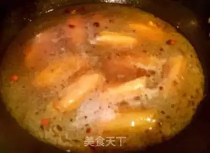Make Chicken wings and eggs step 13