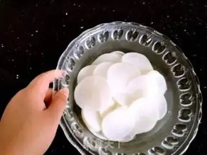 Make Crackers and radish step 2