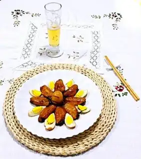 Make Chicken wings and eggs step 20