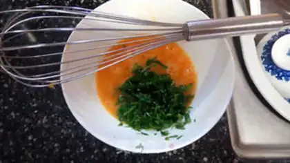 Make Mint thick egg fever step 2