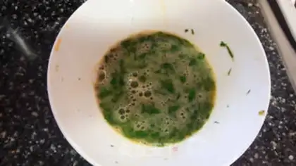 Make Mint thick egg fever step 3