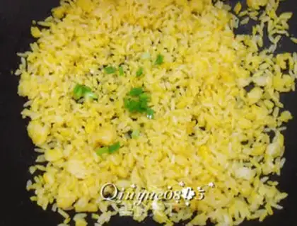 Make Gold rice step 5