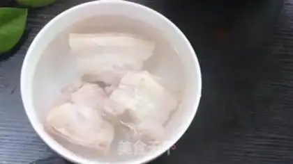 Make Potato button meat step 1