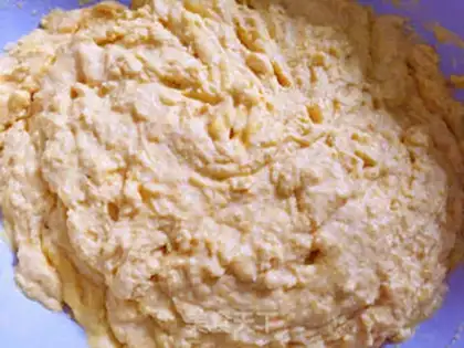 Make Cranberry corn paste step 0
