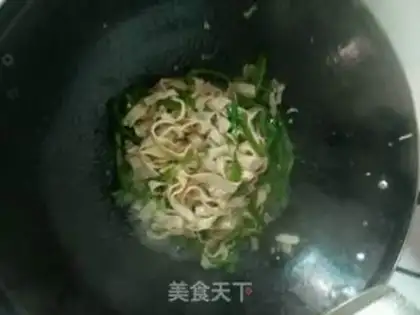 Make Pepper tofu skin step 9