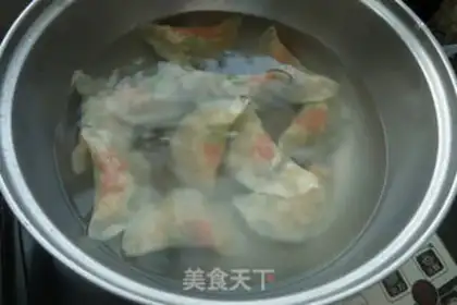 Make Seafood dumplings step 7