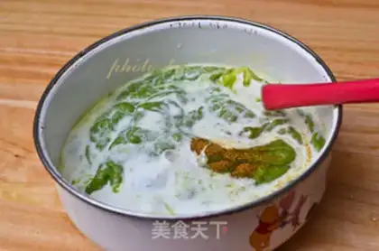 Make Spinach shrimp meatballs step 5
