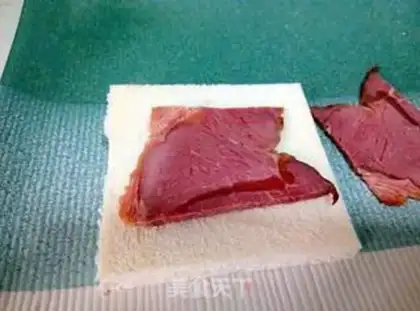 Make Beef toast step 4