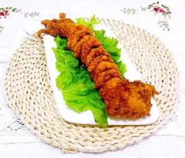 Make Fried squid step 16
