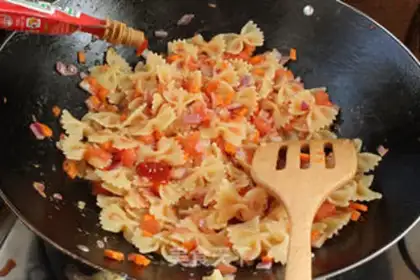 Make Cheese bacon for pasta step 6