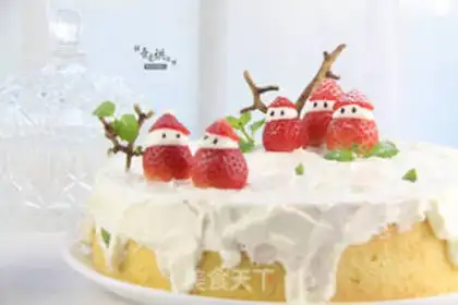 Make Christmas ice step 4