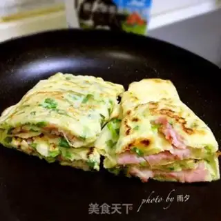 Make Bacon onion eggcake step 8