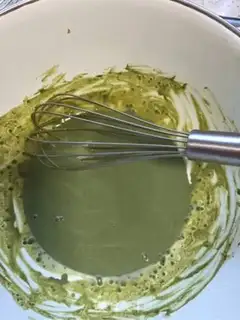 Make A tea and bean roll step 0