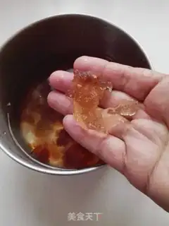 Make Peach gel, silver edear step 1