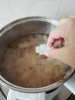 Make Peach gel, silver edear step 5