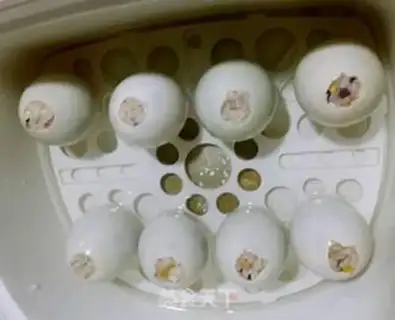 Make The rice eggs step 5