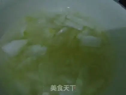 Make Shrimp peeled melons step 0