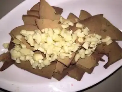 Make Garlic liver step 2