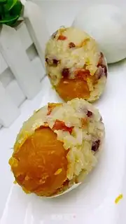 Make The rice eggs step 7