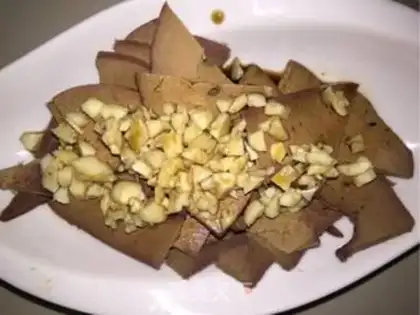Make Garlic liver step 3