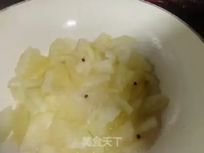 Make Shrimp peeled melons step 2