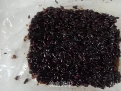 Make Bean black rice cake step 6