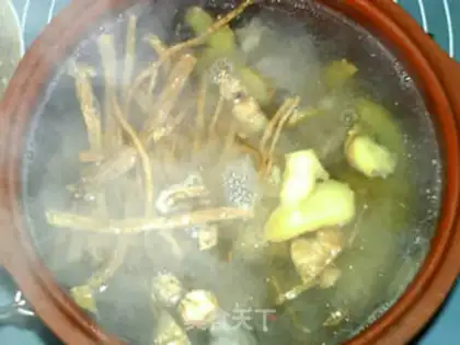 Make When the ginger lamb soup is made step 8