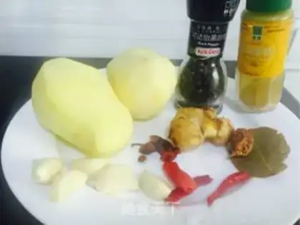 Make Cow hoof potatoes step 1