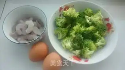 Make Shrimp ball broccoli step 0