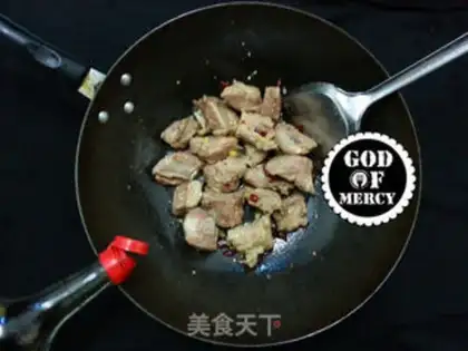 Make Dry pan, garlic ribs step 5