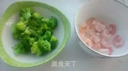Make Shrimp ball broccoli step 3