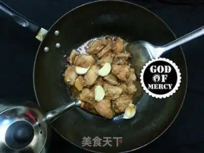 Make Dry pan, garlic ribs step 7