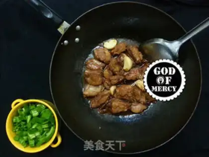 Make Dry pan, garlic ribs step 8