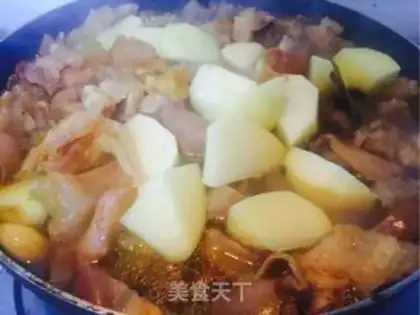 Make Cow hoof potatoes step 7