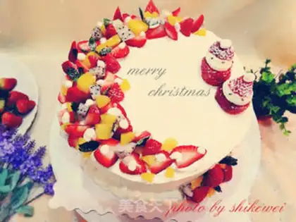 Make Christmas Ring Cake step 11