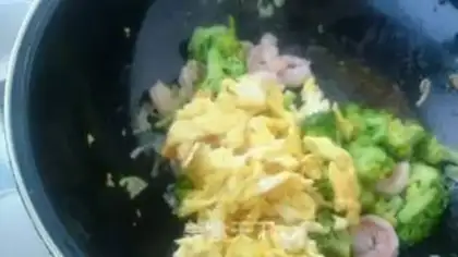 Make Shrimp ball broccoli step 11