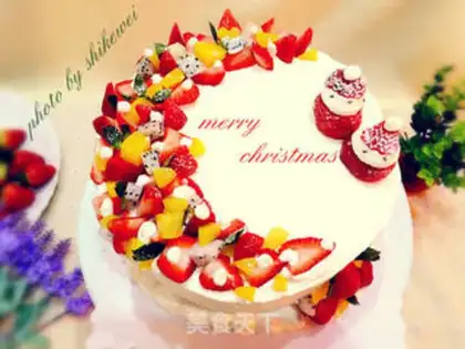 Make Christmas Ring Cake step 12
