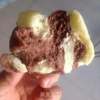 Make Double-coloured buns step 10